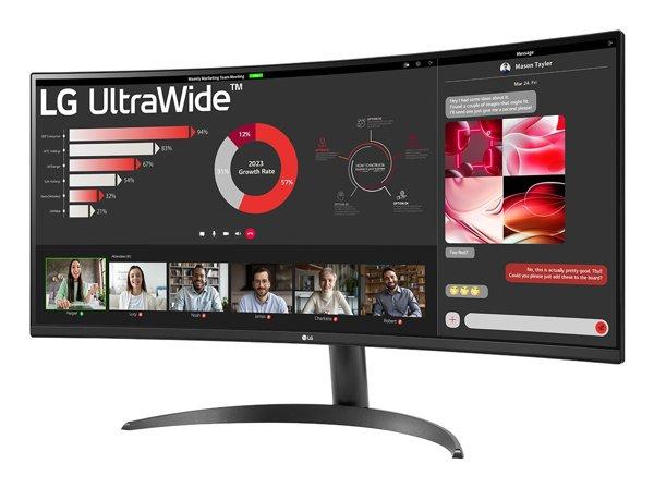 LG 34WR50QK-B Curved UltraWide QHD monitor