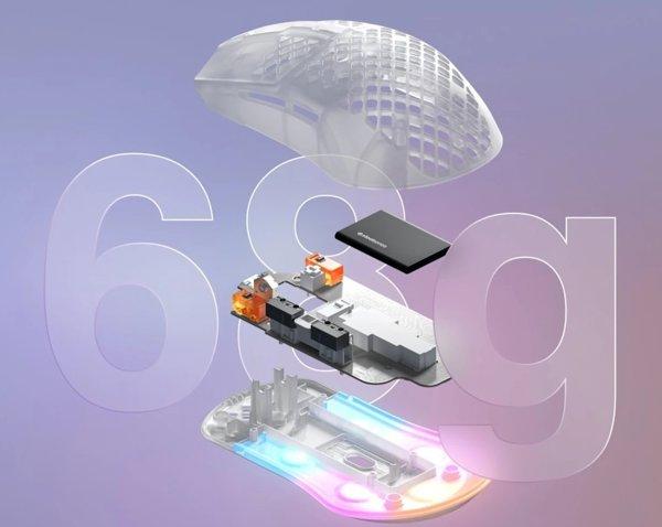 SteelSeries Aerox 3 Wireless Gen 2 Shadow miš