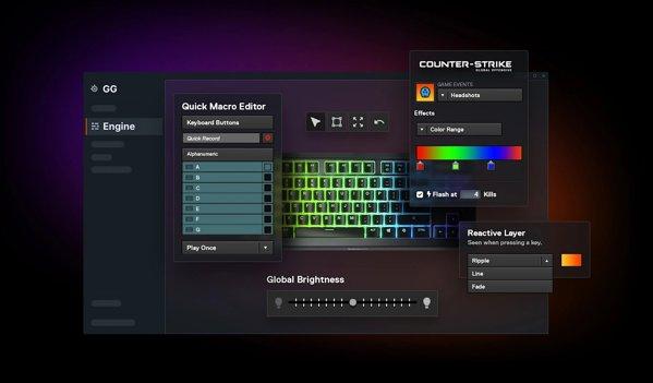 SteelSeries Apex 3 TKL Amethyst - US tastatura