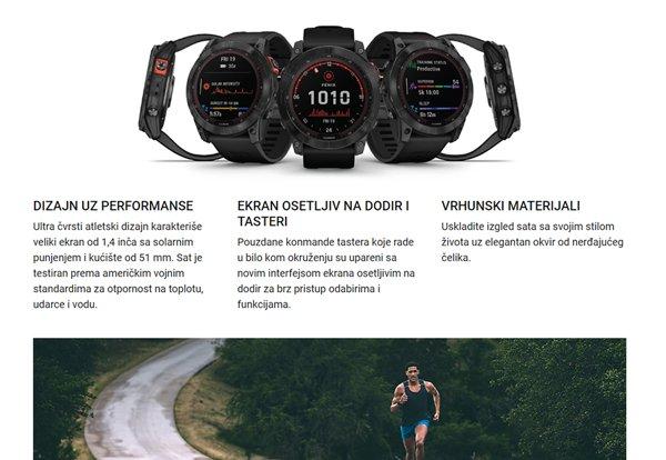 Garmin  Fenix 7X Solar (Slate Gray)
