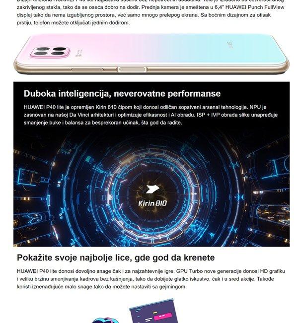 HUAWEI P40 Lite 6GB 128GB Black