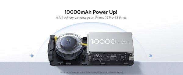 Baseus Free2Pull 10000mAh Grey Power Bank