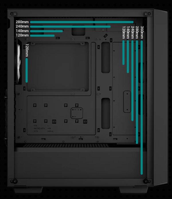DEEPCOOL CC560 MESH V2 WH kućište