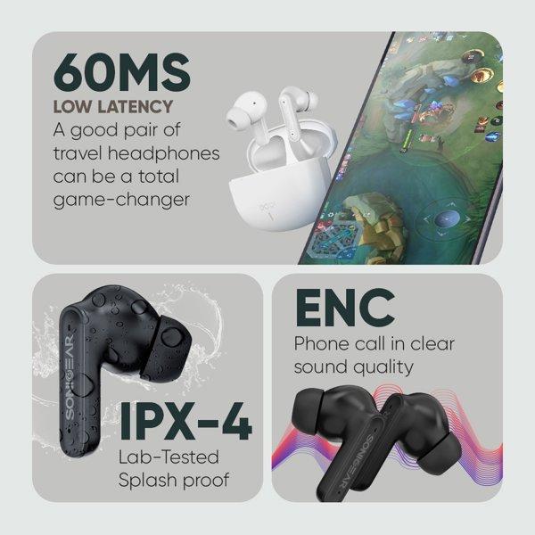 SONICGEAR EarPump TWS Q1 ANC White