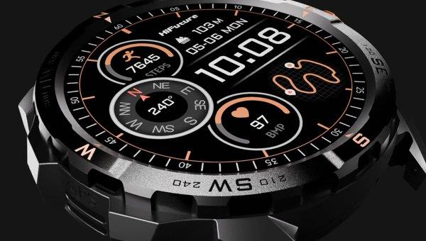 HIFUTURE Nexus Metallic Grey smartwatch