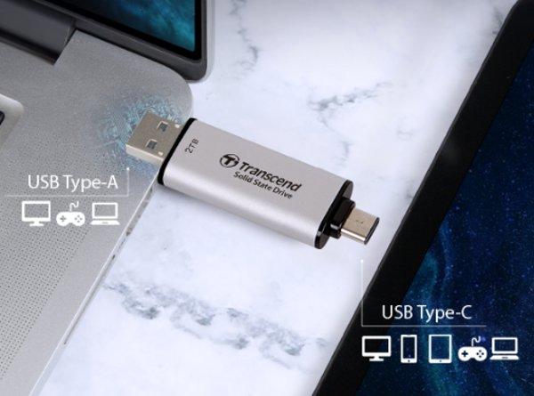 Trascend ESD310 512GB Black SSD