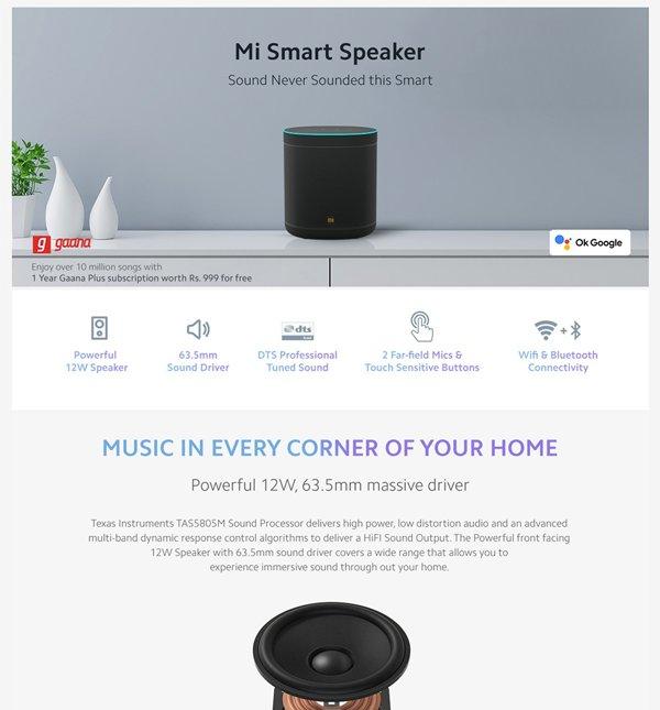 Xiaomi Mi Smart Speaker