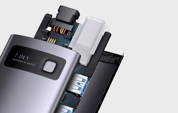 Baseus Metal Gleam&nbsp;7in1&nbsp;USB Hub