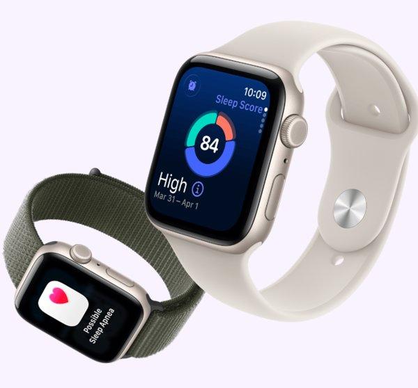 Apple Watch SE 3&nbsp;GPS&nbsp;44mm&nbsp;Starlight (Starlight Sport Band) - M / L