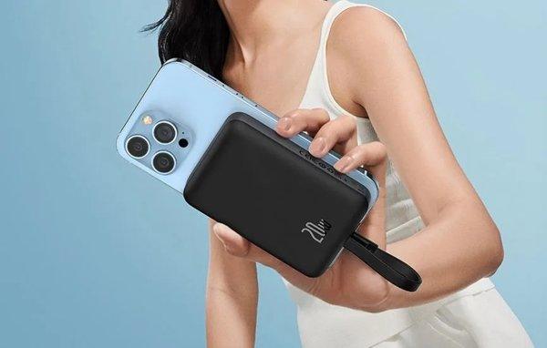 Baseus Magnetic Mini Power Bank 10000mAh White