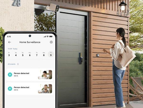 XIAOMI Solar Outdoor Camera BW400 Pro set security kamera