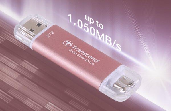 Trascend ESD310 512GB Black SSD