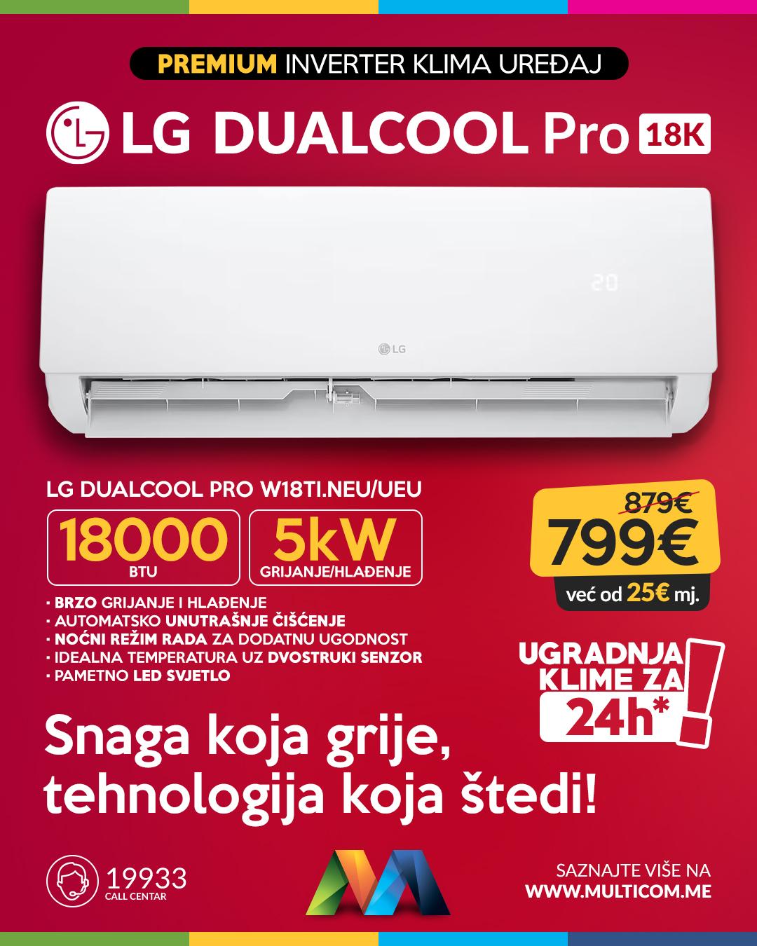 LG klima uređaj